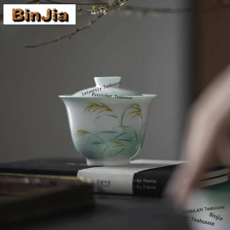 140 мл ручная роспись язычок Gaiwan Ретро бирюза зеленый нефрит Грязь Чай Tureen бытовой чай пивоваренный чехол чаша посуда для напитков украшения
140 мл ручная роспись язычок Gaiwan Ретро бирюза зеленый нефрит Грязь Чай Tureen бытовой чай пивоваренный чехол чаша посуда для напитков украшения