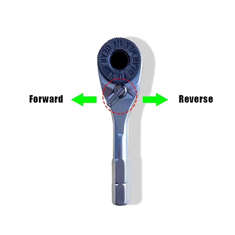 WORTHOWN-6.35Mm Quick Socket 1/4 ” Ratchet Wrench Hex Torque Screwdriver,Stainless Steel EDC Hand Tool,Compact 58Mm Length
WORTHOWN-6.35Mm Quick Socket 1/4 ” Ratchet Wrench Hex Torque Screwdriver,Stainless Steel EDC Hand Tool,Compact 58Mm Length