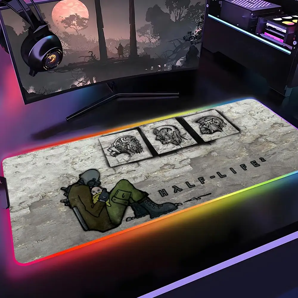 Half-Life Mouse Pad Gamer Rgb Desk Mat Back Light Led Mousepad Setup Gaming Accessories Deskmat Big Mousepad Backlight
Half-Life Mouse Pad Gamer Rgb Desk Mat Back Light Led Mousepad Setup Gaming Accessories Deskmat Big Mousepad Backlight