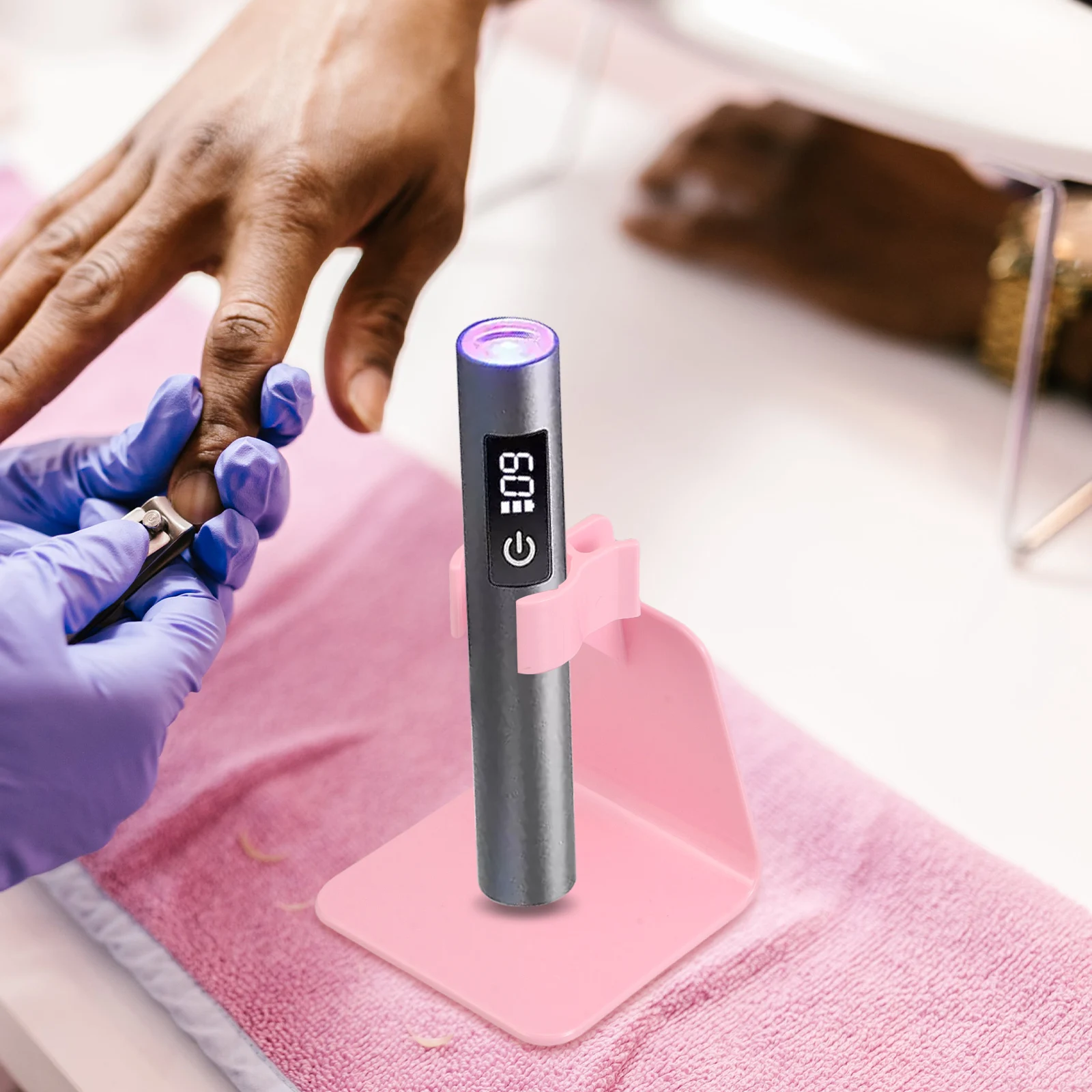 4Pcs Uv Nail Lamp Stand Compact Portable Handheld Gel Polish Dryer Holder Sturdy Nail Art Lamp Support for Outdoor Use
4Pcs Uv Nail Lamp Stand Compact Portable Handheld Gel Polish Dryer Holder Sturdy Nail Art Lamp Support for Outdoor Use