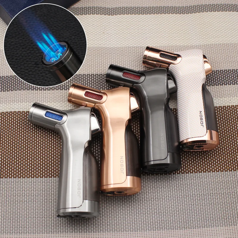 JOBON High Power Cigar Torch Lighter Safety Lock Windproof Flame Butane Rechargeable Welding Tool Outdoor Men Cigarette Lighter
JOBON High Power Cigar Torch Lighter Safety Lock Windproof Flame Butane Rechargeable Welding Tool Outdoor Men Cigarette Lighter