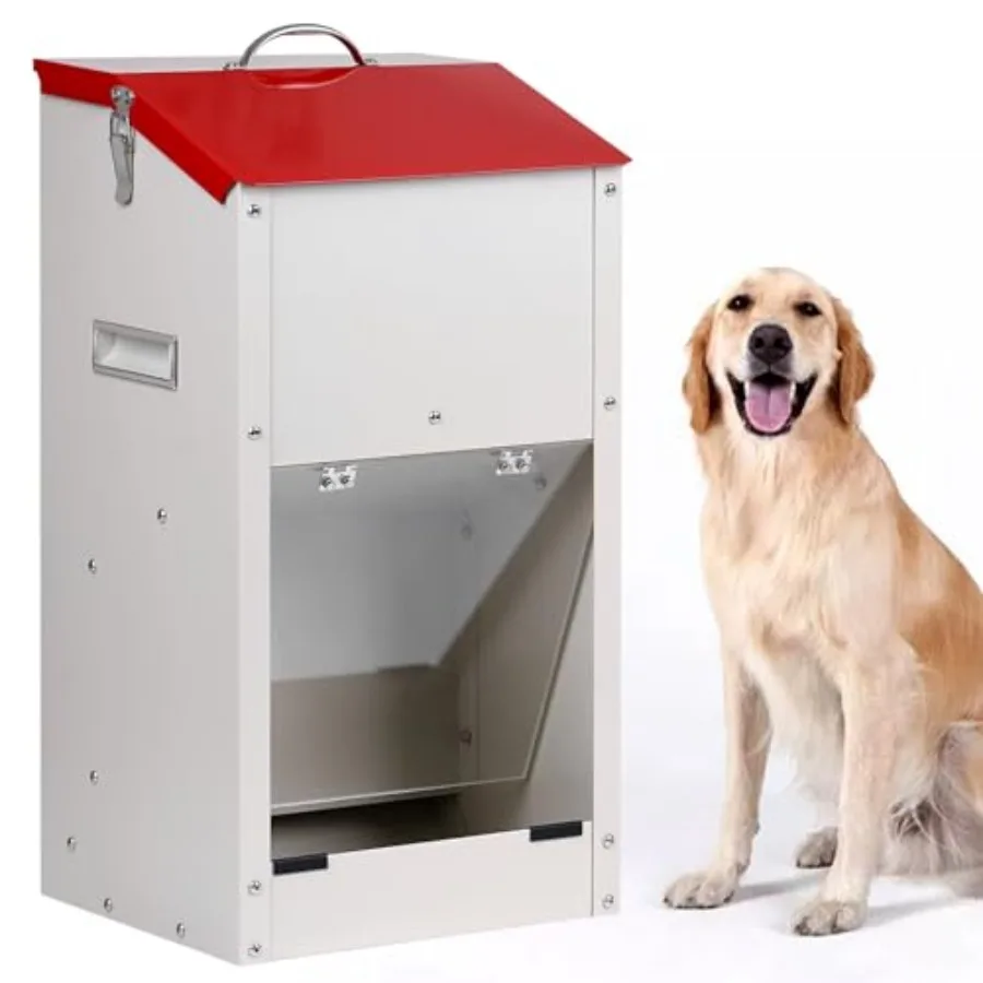 Galvanized Automatic Dog Feeder Large Breed Dog Food Dispenser for Large Dogs 25lbs Outdoor Pets Feeder Gravity Food Feeder
Galvanized Automatic Dog Feeder Large Breed Dog Food Dispenser for Large Dogs 25lbs Outdoor Pets Feeder Gravity Food Feeder