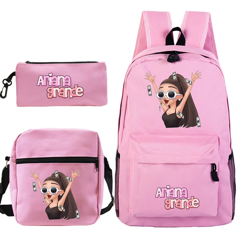 Рюкзак Mochilas Ariana Grande, школьная сумка для женщин, повседневный рюкзак, 3 шт./компл., школьный рюкзак для девочек, женский рюкзак
Рюкзак Mochilas Ariana Grande, школьная сумка для женщин, повседневный рюкзак, 3 шт./компл., школьный рюкзак для девочек, женский рюкзак