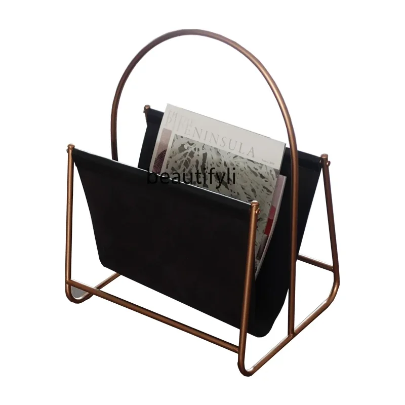 z1Magazine Rack Black Gold Light Luxury Texture Leather Metal Floor Storage Book Shelf
z1Magazine Rack Black Gold Light Luxury Texture Leather Metal Floor Storage Book Shelf