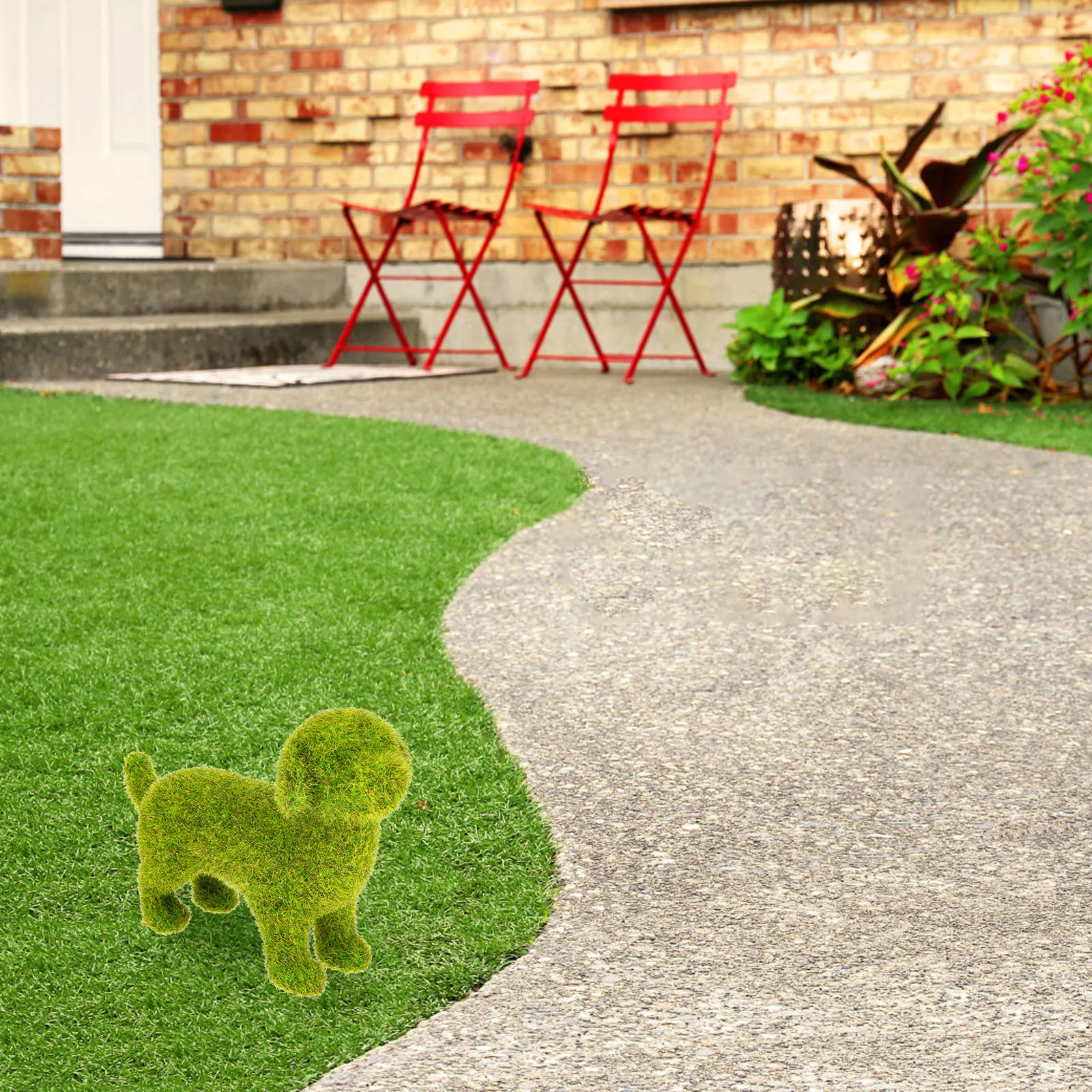 Flocking Dog Statue Home Decoration Yard Ornament Puppy Figurine Garden Supplies Lightweight Stable Placement Fun
Flocking Dog Statue Home Decoration Yard Ornament Puppy Figurine Garden Supplies Lightweight Stable Placement Fun