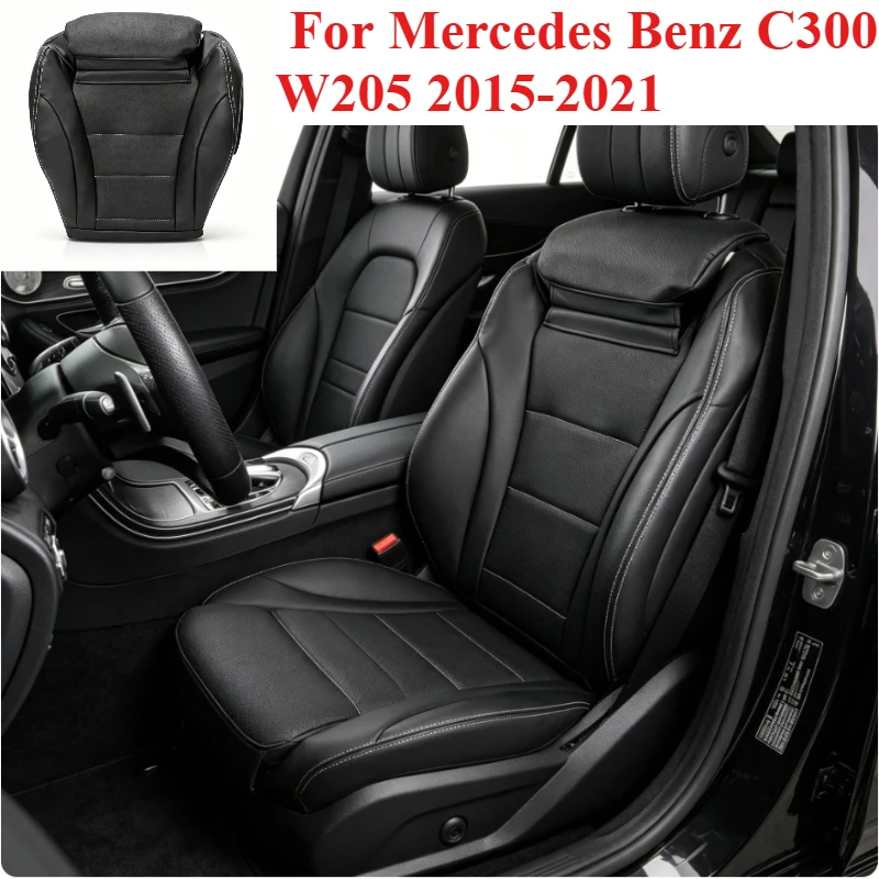 Custom Driver Bottom Seat Cushion Protector Mat Vegan PU Leather Seat Cover Specific for Mercedes Benz C300 W205 2015-2021
Custom Driver Bottom Seat Cushion Protector Mat Vegan PU Leather Seat Cover Specific for Mercedes Benz C300 W205 2015-2021