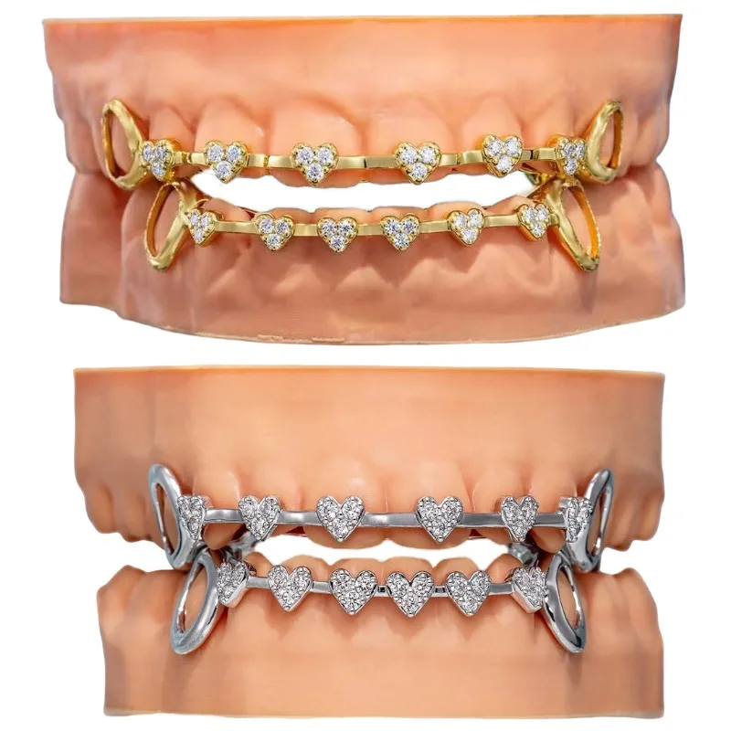 Защита зубов с бриллиантами в форме сердца, настоящая позолоченная микроинкрустация с 8 зубьями, аксессуар для певицы в стиле хип-хоп, ювелирные изделия унисекс в стиле хип-хоп
Защита зубов с бриллиантами в форме сердца, настоящая позолоченная микроинкрустация с 8 зубьями, аксессуар для певицы в стиле хип-хоп, ювелирные изделия унисекс в стиле хип-хоп