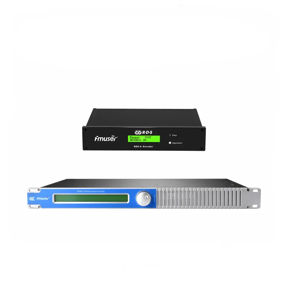 FMUSER FMT5.0-50L 50W FM Broadcast Transmitter+ RDS Encoder Shows Logo For Radio Station Car, School
FMUSER FMT5.0-50L 50W FM Broadcast Transmitter+ RDS Encoder Shows Logo For Radio Station Car, School