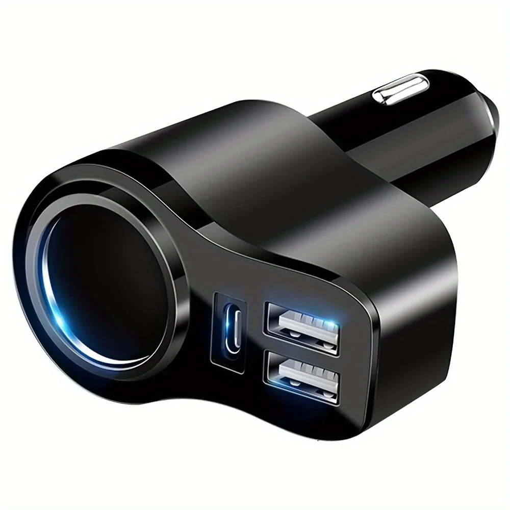 4 in 1 USB-C Car Charger, 36W Multi USB Car Plug Adapter Socket Splitter with 3 USB Ports, 12V/24V Dual USB Type-C PD
4 in 1 USB-C Car Charger, 36W Multi USB Car Plug Adapter Socket Splitter with 3 USB Ports, 12V/24V Dual USB Type-C PD