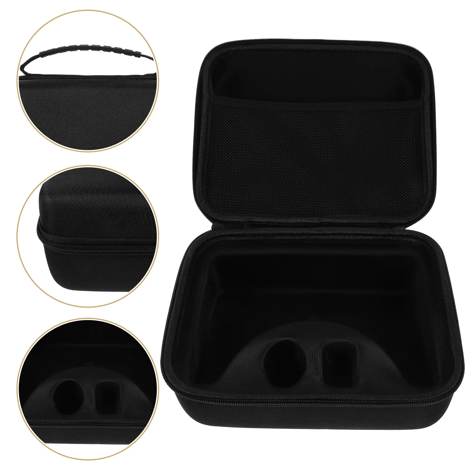 Ударопрочный дорожный чехол-сумка для хранения, портативный гибкий кейс для VR-гарнитур с отсеками для контроллеров
Ударопрочный дорожный чехол-сумка для хранения, портативный гибкий кейс для VR-гарнитур с отсеками для контроллеров