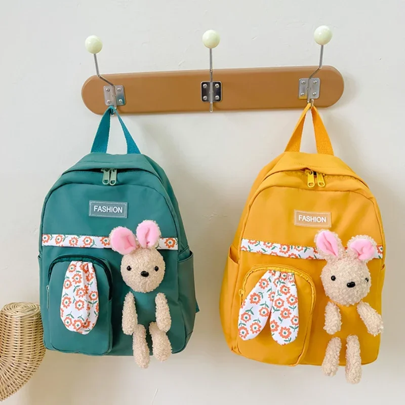 Cute Rabbit Cartoon Backpacks Children Girls' School Bag Retro Women Mini Fashion Solid Color Small Backpacks Student Backpack
Cute Rabbit Cartoon Backpacks Children Girls' School Bag Retro Women Mini Fashion Solid Color Small Backpacks Student Backpack