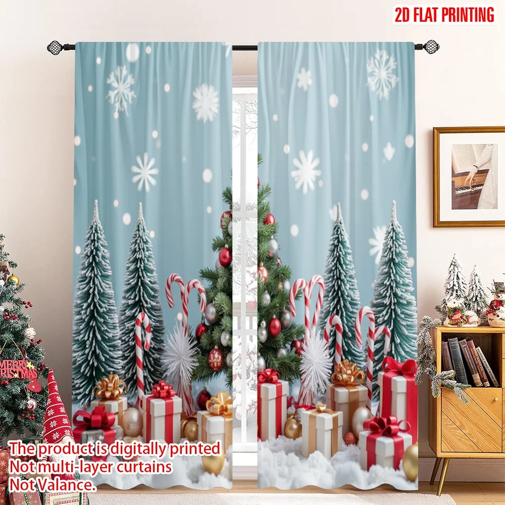 2pcs 2D flat printing Christmas Curtain Christmas Candy Decorations Ornament Balls Fabric Without Electricity Festive Curtains
2pcs 2D flat printing Christmas Curtain Christmas Candy Decorations Ornament Balls Fabric Without Electricity Festive Curtains