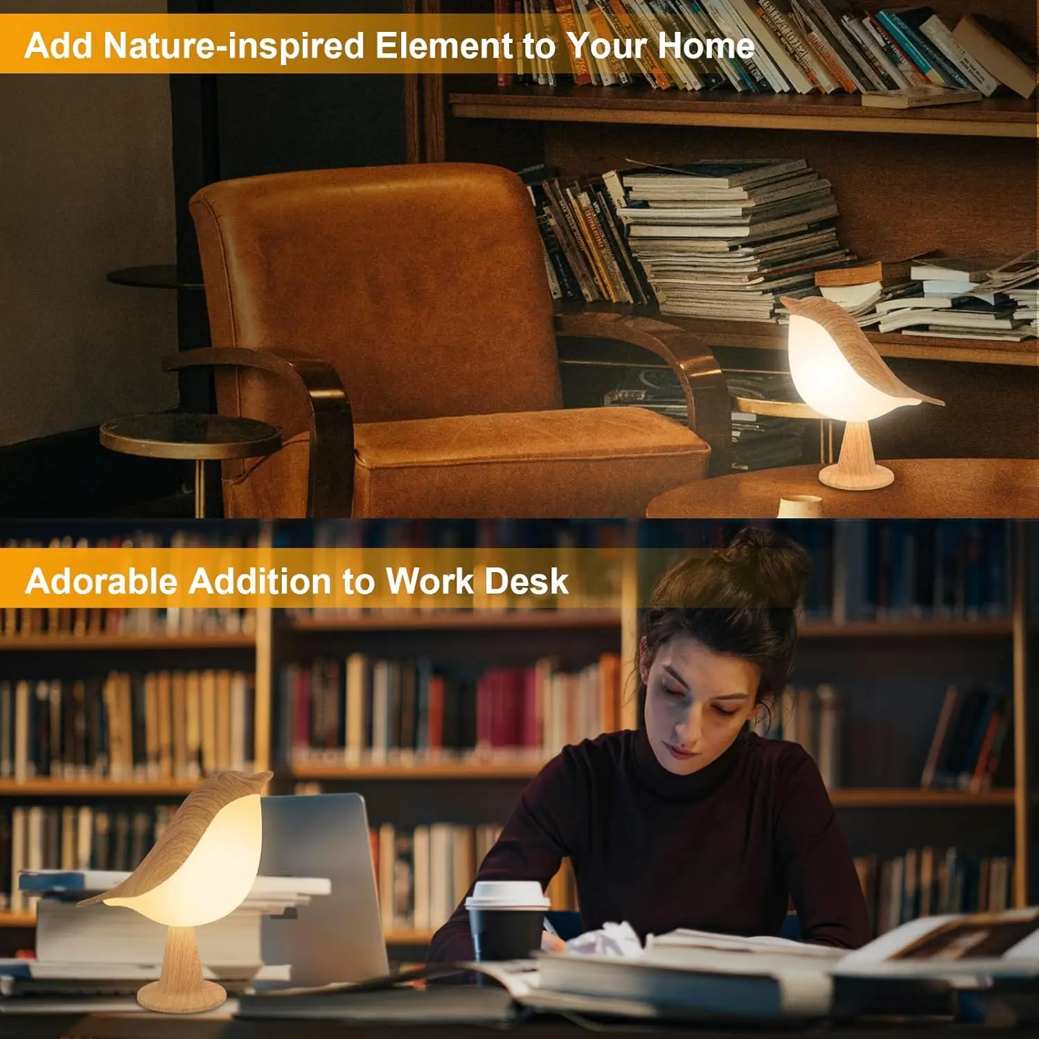 1pc LED Touch-Control Bird Lamp - Art Deco, 3-Levels Dimmable, USB-Cordless with Rechargeable Battery, Versatile for All Rooms
1pc LED Touch-Control Bird Lamp - Art Deco, 3-Levels Dimmable, USB-Cordless with Rechargeable Battery, Versatile for All Rooms