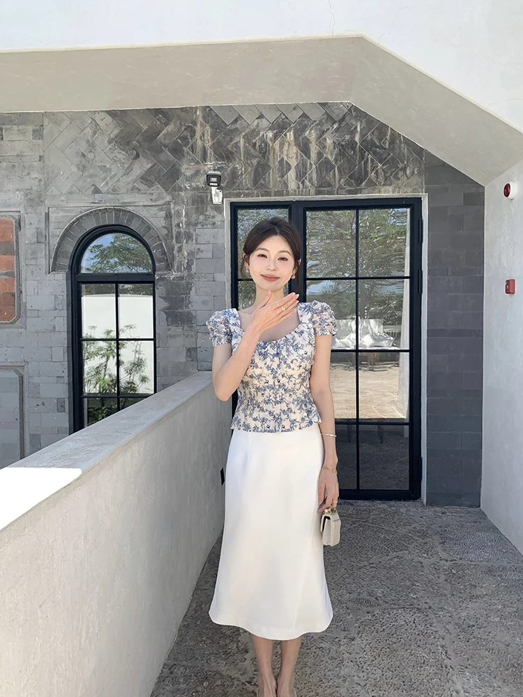 Syeee Fi Tail f Skirt Women's Summer Simple Ele Slimming Split Wrap around Skirt Faionable Ladies' Premium Apparel
Syeee Fi Tail f Skirt Women's Summer Simple Ele Slimming Split Wrap around Skirt Faionable Ladies' Premium Apparel