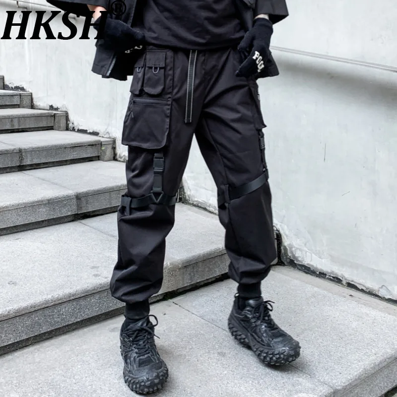HKSH Spring New Men's Tide Dark Cargo Pants Trendy Loose Fit Jogger Style Functional Casual Versatile Trousers Teenagers HK22359
HKSH Spring New Men's Tide Dark Cargo Pants Trendy Loose Fit Jogger Style Functional Casual Versatile Trousers Teenagers HK22359