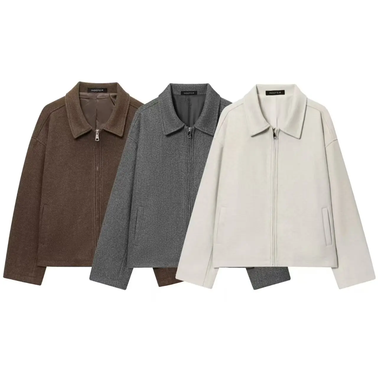 Women's Casual Long-Sleeve Coat Fall Fashion Loose Versatile Turn-Down Collar Retro Jacket High-Street Solid Color Outwear
Women's Casual Long-Sleeve Coat Fall Fashion Loose Versatile Turn-Down Collar Retro Jacket High-Street Solid Color Outwear