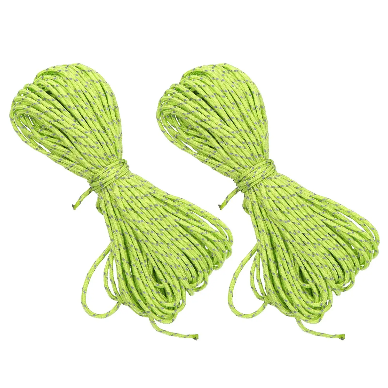 2pcs 20M 3mm Reflective Paracord Tent Rope - Outdoor Awning & Guy Line for Camping, Hiking, Canopy Use
2pcs 20M 3mm Reflective Paracord Tent Rope - Outdoor Awning & Guy Line for Camping, Hiking, Canopy Use