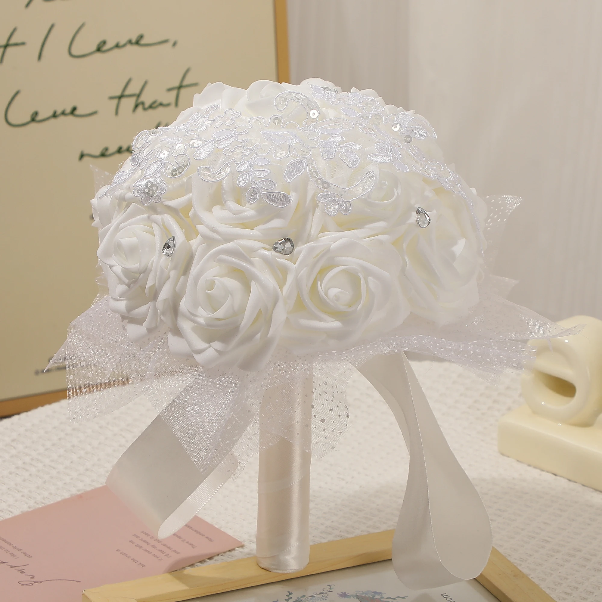 Elegant Artificial Rose Bouquet Ideal for Weddings Engagements Parties Perfect Gift for Anniversary Valentine's Day
Elegant Artificial Rose Bouquet Ideal for Weddings Engagements Parties Perfect Gift for Anniversary Valentine's Day