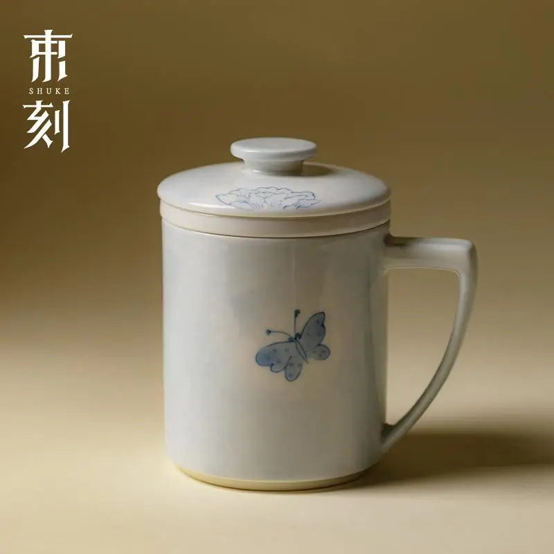 Creative Hand-Painted Ceramic Mug Three-Piece Set Office Use Filter Cup Home Office Decorative Tea Strainer
Creative Hand-Painted Ceramic Mug Three-Piece Set Office Use Filter Cup Home Office Decorative Tea Strainer