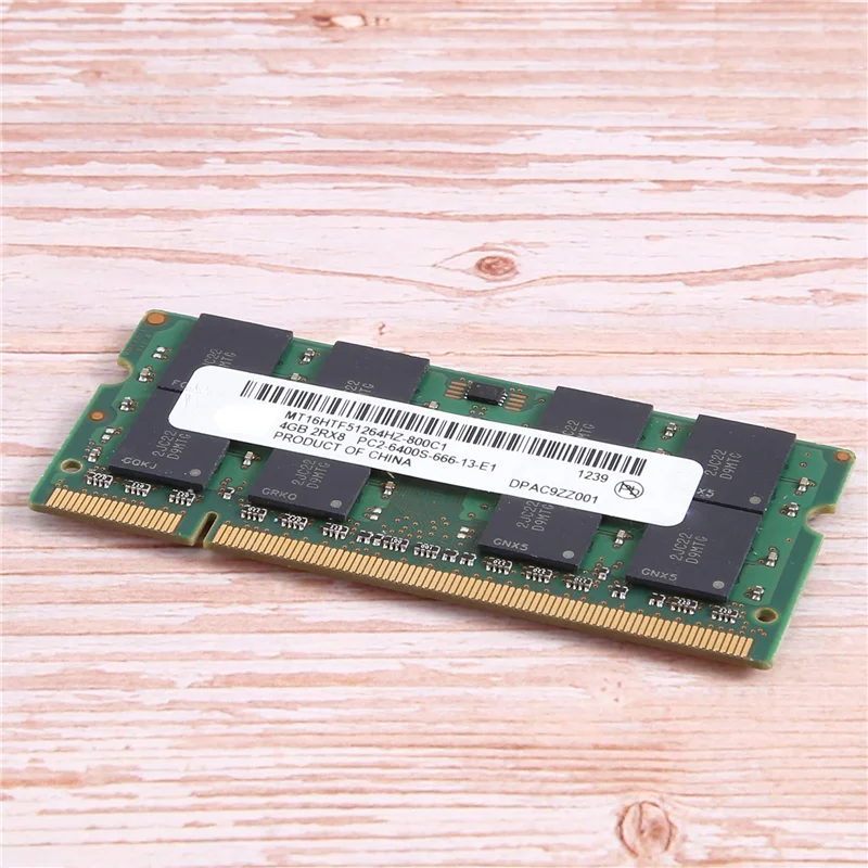 AED5-для MT DDR2 4 ГБ 800 МГц ОЗУ PC2 6400S 16 чипов 2RX8 1,8 В 200 контактов SODIMM для памяти ноутбука
AED5-для MT DDR2 4 ГБ 800 МГц ОЗУ PC2 6400S 16 чипов 2RX8 1,8 В 200 контактов SODIMM для памяти ноутбука
