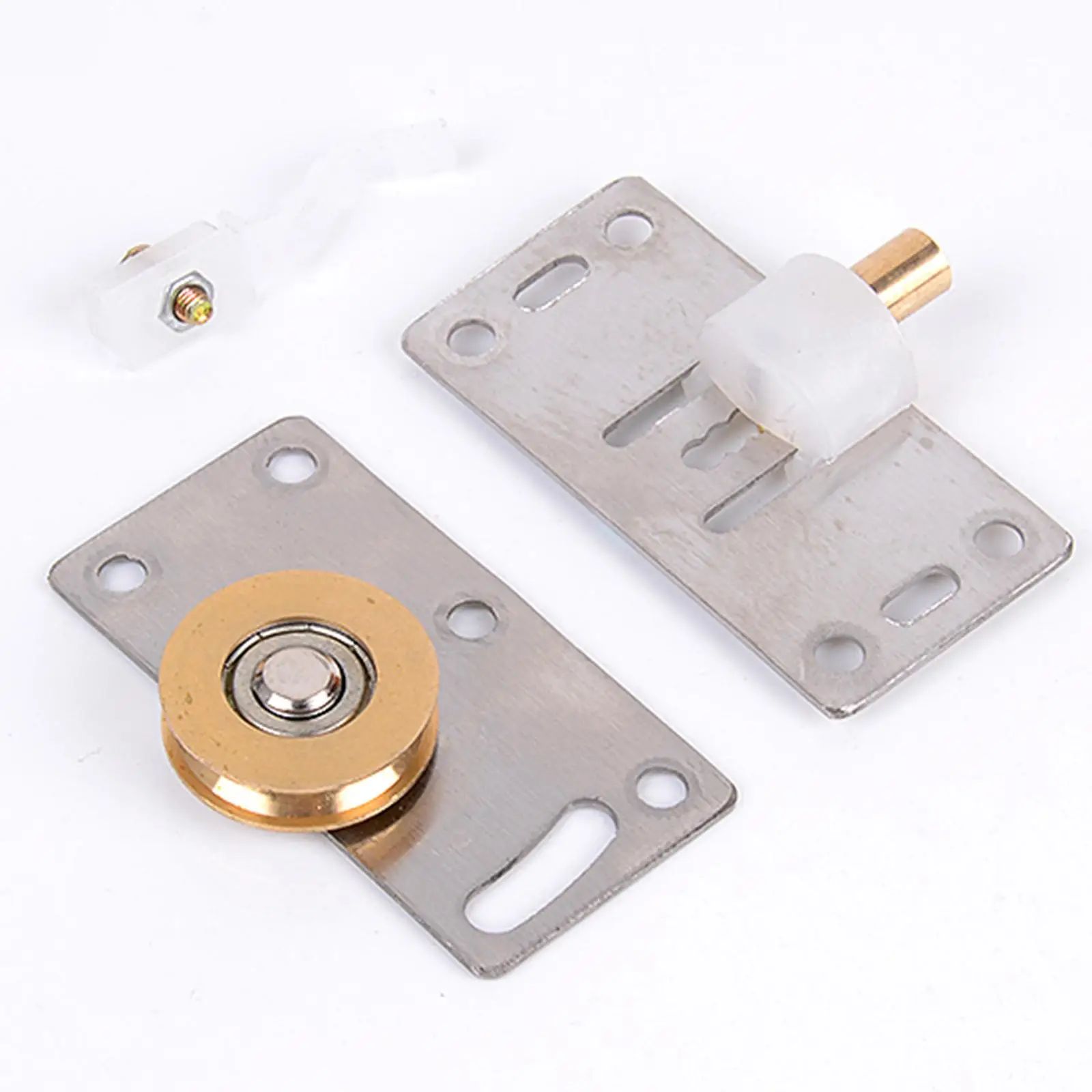 Smooth Sliding Door Wheels Stainless Steel Roller Fittings for Furniture Wardrobe Cabinet Sliding Door System
Smooth Sliding Door Wheels Stainless Steel Roller Fittings for Furniture Wardrobe Cabinet Sliding Door System