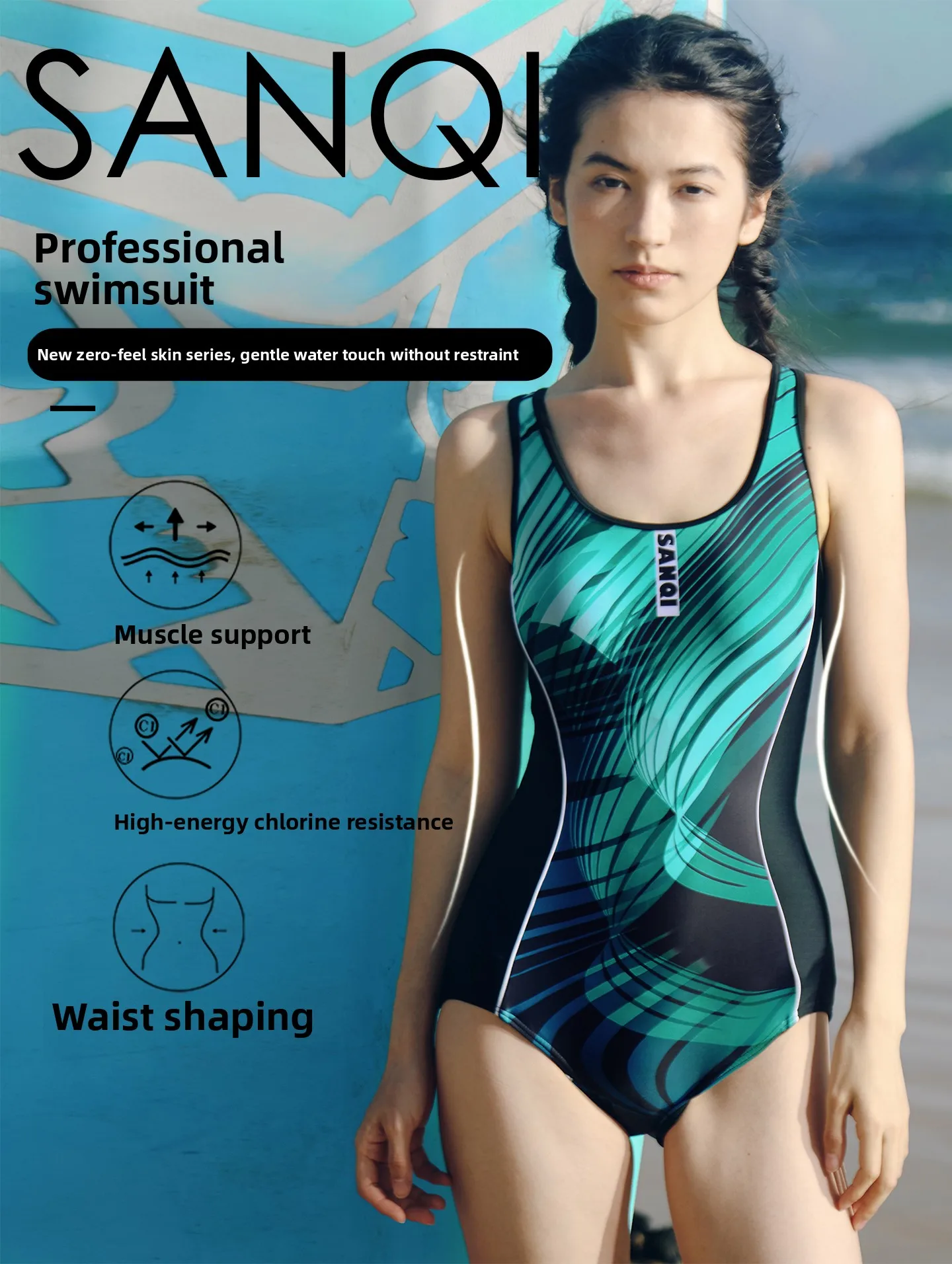 High-End Luxury Sports Style One-Piece Swimsuit Women's 2026 New Professional Racing Swimming Gym Exclusive Swimsuit
High-End Luxury Sports Style One-Piece Swimsuit Women's 2026 New Professional Racing Swimming Gym Exclusive Swimsuit