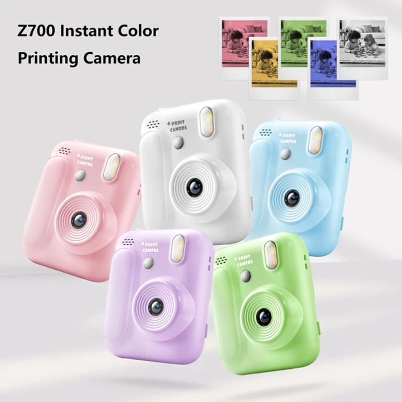 Камера с цветной печатью, детская мгновенная камера, 32 ГБ, 1080P, цифровая камера с термопринтом, фото, видеоигры, музыка, подарок для детей
Камера с цветной печатью, детская мгновенная камера, 32 ГБ, 1080P, цифровая камера с термопринтом, фото, видеоигры, музыка, подарок для детей