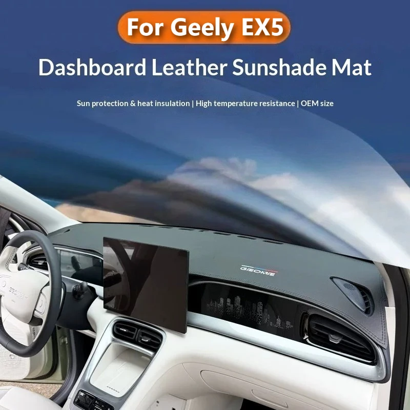 For Geely EX5 Geely Galaxy E5 Leather Car Dashboard Anti Glare Sun Protection Mat Interior Accessories Dash Mat
For Geely EX5 Geely Galaxy E5 Leather Car Dashboard Anti Glare Sun Protection Mat Interior Accessories Dash Mat
