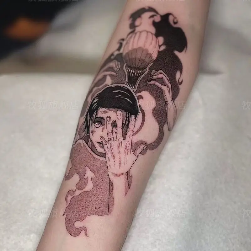Jujutsu Kaisen аниме временные татуировки мультфильм Okkotsu Yuta черная водостойкая поддельная татуировка наклейка боди-арт переносная татуировка
Jujutsu Kaisen аниме временные татуировки мультфильм Okkotsu Yuta черная водостойкая поддельная татуировка наклейка боди-арт переносная татуировка