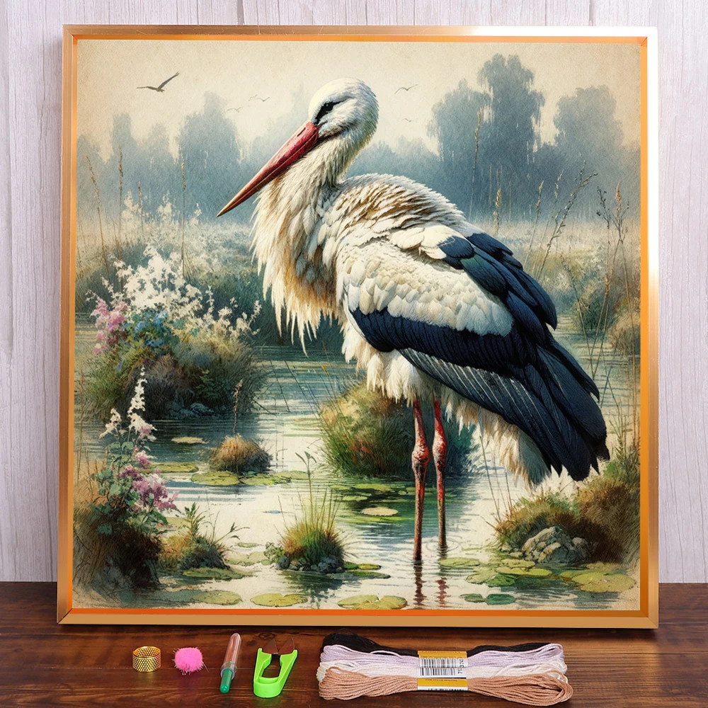 Big Bird Printed Water-Soluble Canvas Cross Stitch Set DIY Embroidery Painting Handmade Hobby Craft Promotions Room Decor Magic
Big Bird Printed Water-Soluble Canvas Cross Stitch Set DIY Embroidery Painting Handmade Hobby Craft Promotions Room Decor Magic