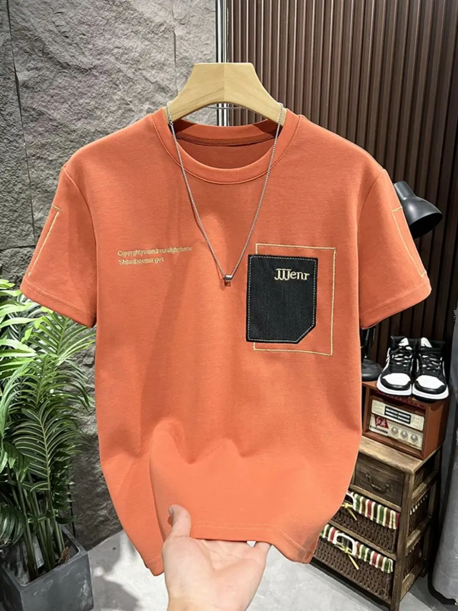 Футболка для мужчин Ретро Мужские футболки с круглым вырезом Slim Fit Принт Топ Роскошный Высокое качество Стильный Оптовая Корейская популярная одежда Шик
Футболка для мужчин Ретро Мужские футболки с круглым вырезом Slim Fit Принт Топ Роскошный Высокое качество Стильный Оптовая Корейская популярная одежда Шик