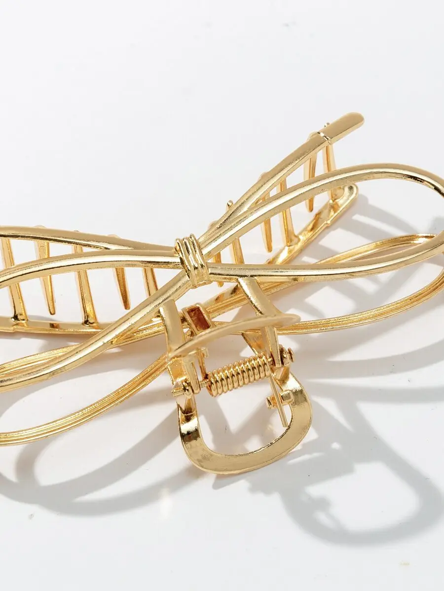 Bow Design Hair Claw Clip For Women Casual Styling Accessory
Bow Design Hair Claw Clip For Women Casual Styling Accessory
