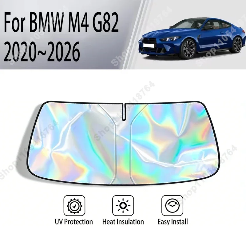 For BMW M4 G82 2020-2026 Sunshade Cover Car Windshield SunShades Sun UV Protector Cover Car Front Windscreen Cover
For BMW M4 G82 2020-2026 Sunshade Cover Car Windshield SunShades Sun UV Protector Cover Car Front Windscreen Cover