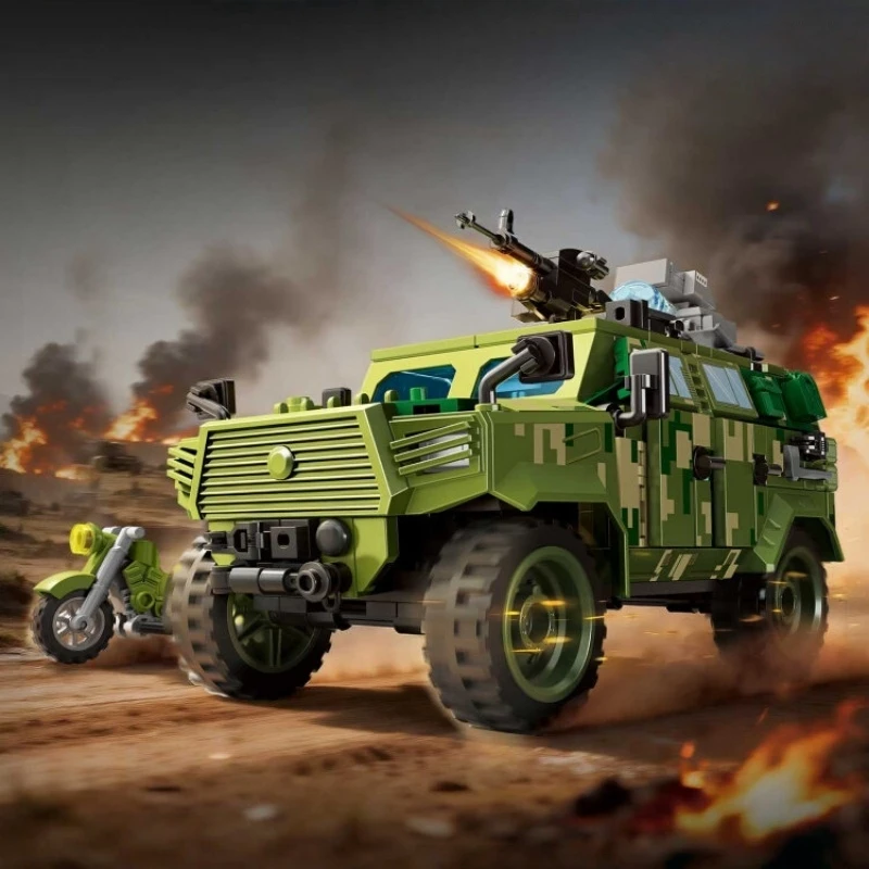 SEMBO Dongfeng Mengshi Off-road Vehicle Building Blocks Military Collection Model Ornaments Children's Assembled Toy Gifts
SEMBO Dongfeng Mengshi Off-road Vehicle Building Blocks Military Collection Model Ornaments Children's Assembled Toy Gifts