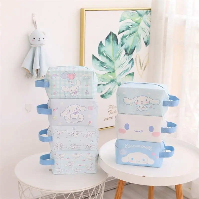 Sanrio Cinnamoroll Makeup Bag Kawaii Anime Cute Student Stationery Travel Cosmetic Toiletry Bag Cartoon Pencil Case Girls Gifts
Sanrio Cinnamoroll Makeup Bag Kawaii Anime Cute Student Stationery Travel Cosmetic Toiletry Bag Cartoon Pencil Case Girls Gifts