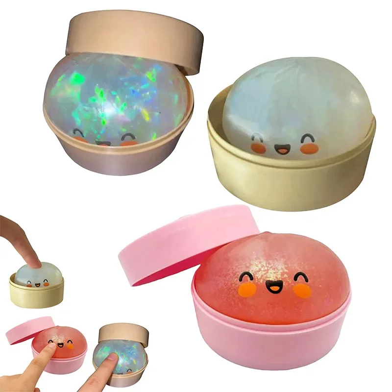 Hot Selling Glitter Dumpling Baozi Pinching Soft Cute Slow Rebound Stress Relief Ornament Office Home Decor Kids Adults Gifts
Hot Selling Glitter Dumpling Baozi Pinching Soft Cute Slow Rebound Stress Relief Ornament Office Home Decor Kids Adults Gifts