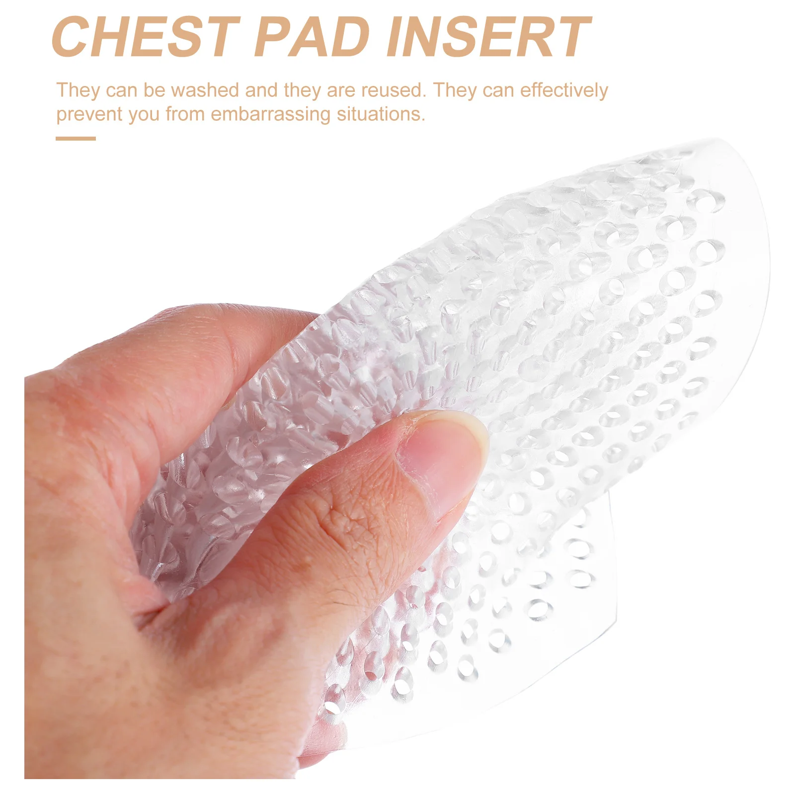 1 Pair Silicone Bra Pad Inserts Comfortable Reusable Pad for Bikini One-Shoulder Wedding Dress Use
1 Pair Silicone Bra Pad Inserts Comfortable Reusable Pad for Bikini One-Shoulder Wedding Dress Use