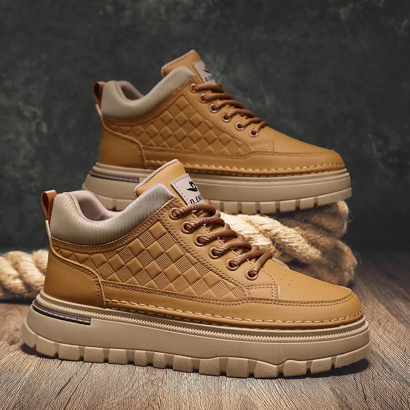 Новые модные универсальные мужские туфли с высоким берцем, повседневные модные нескользящие кроссовки с небольшим ароматом
Новые модные универсальные мужские туфли с высоким берцем, повседневные модные нескользящие кроссовки с небольшим ароматом