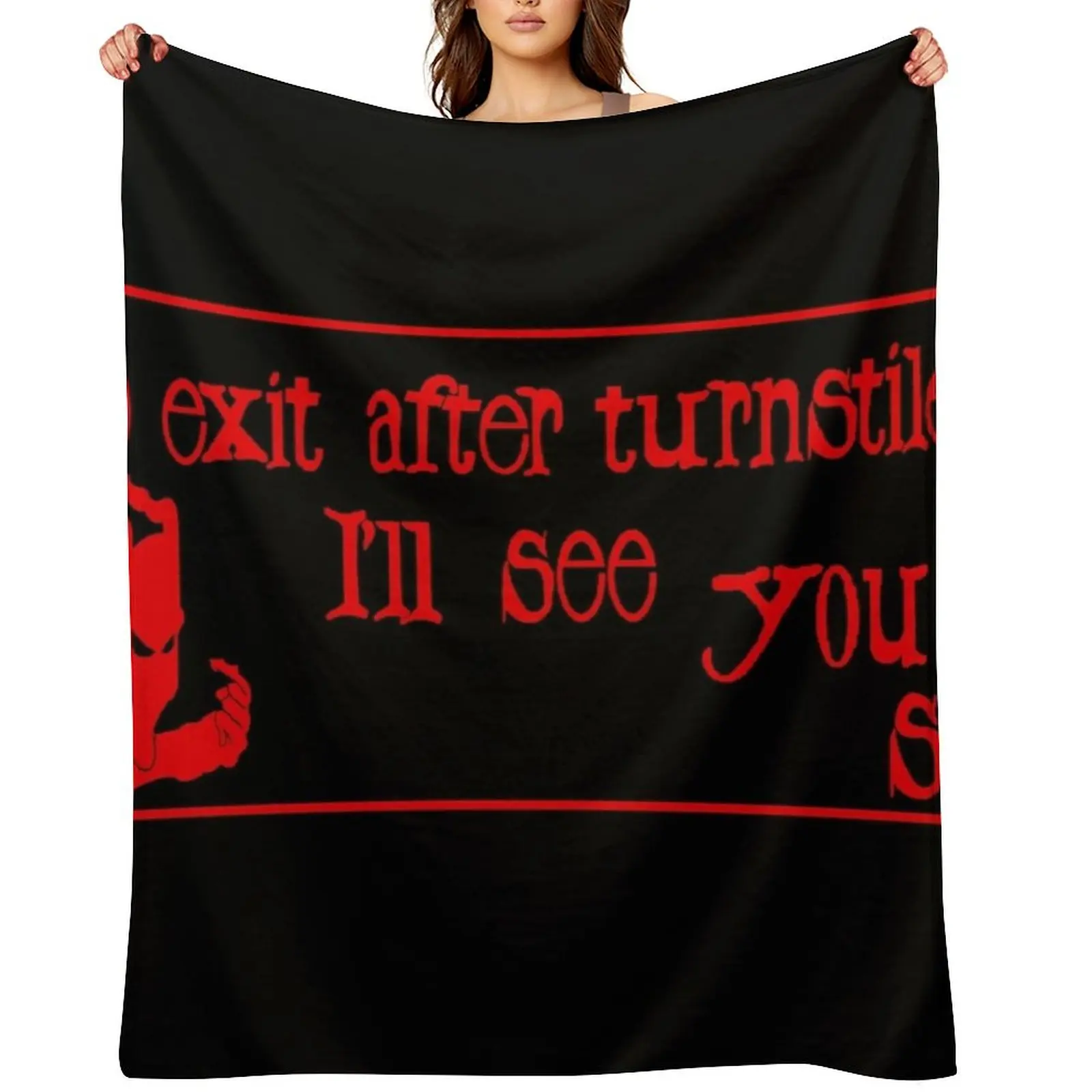 Final destination 3 (rollercoaster ride sign) (YOU MAY NEVER RETURN!) Throw Blanket Loose heavy to sleep Plush Hairys Blankets
Final destination 3 (rollercoaster ride sign) (YOU MAY NEVER RETURN!) Throw Blanket Loose heavy to sleep Plush Hairys Blankets