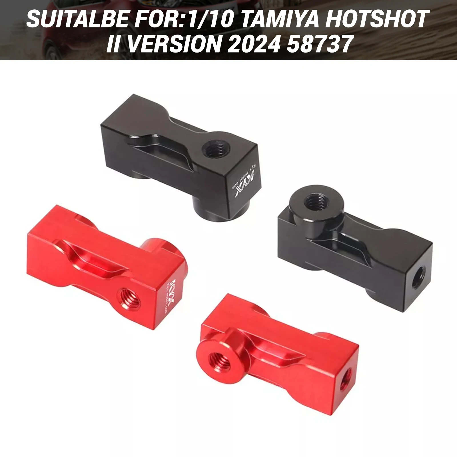 RCTOYFUN Aluminum Servo Mount Upgrades for RC Truck 1/10 Tamiya Hotshot II 
RCTOYFUN Aluminum Servo Mount Upgrades for RC Truck 1/10 Tamiya Hotshot II