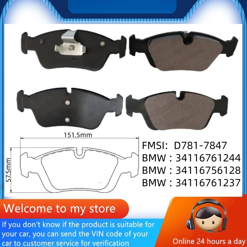 Передние тормозные колодки для BMW 328Ci 328i 328iA 328iC 328is (E36 E46) 34116756128 34116761237 34116761242/автозапчасти -60004
Передние тормозные колодки для BMW 328Ci 328i 328iA 328iC 328is (E36 E46) 34116756128 34116761237 34116761242/автозапчасти -60004