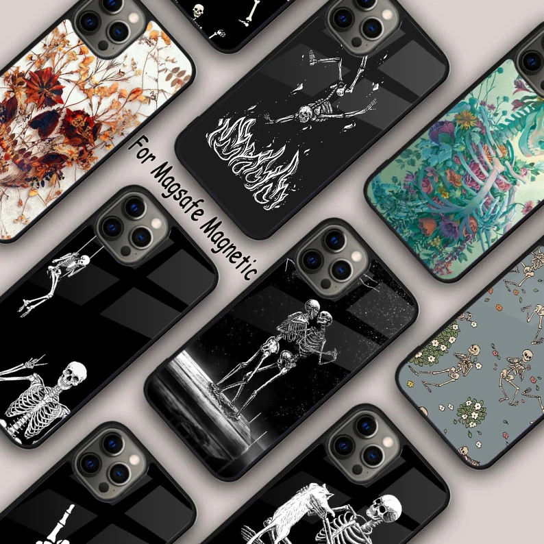 Bones Skeleton Magnetic Phone Case For APPLE iPhone 16 14 13 12 11 Pro Max 15 Plus Wireless Charge With MagSafe Cover
Bones Skeleton Magnetic Phone Case For APPLE iPhone 16 14 13 12 11 Pro Max 15 Plus Wireless Charge With MagSafe Cover