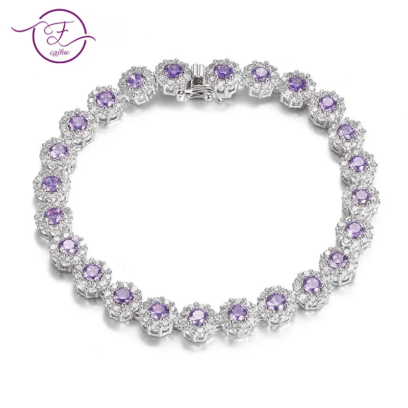 FCGJHW Tennis Bracelet for Women Gifts S925 Silver Plated Cubic Zirconia Crystal Bangle Elegant Exquisite Jewelry Wedding Gift
FCGJHW Tennis Bracelet for Women Gifts S925 Silver Plated Cubic Zirconia Crystal Bangle Elegant Exquisite Jewelry Wedding Gift