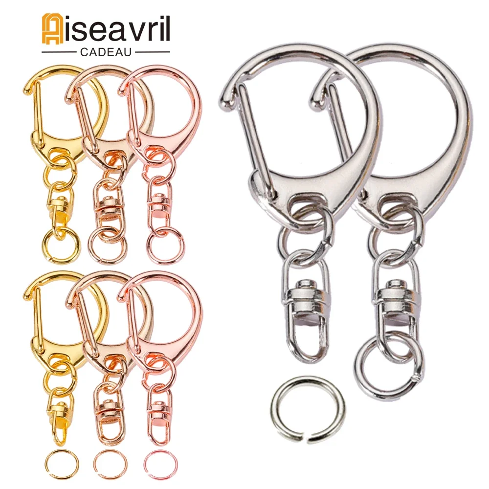 50pcs C Buckle Swivel Clasp Keyring 8 Shape Keychain Sleutelhanger Ring Metal Hooks Clip Small Clasps Jewellery Making Wholesale
50pcs C Buckle Swivel Clasp Keyring 8 Shape Keychain Sleutelhanger Ring Metal Hooks Clip Small Clasps Jewellery Making Wholesale