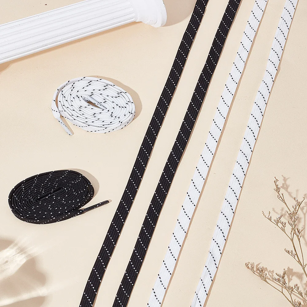 4Pcs 2 Colors Polyester Cord Shoelace Mixed Color 1260x10x1~2.5mm 2pcs/color
4Pcs 2 Colors Polyester Cord Shoelace Mixed Color 1260x10x1~2.5mm 2pcs/color