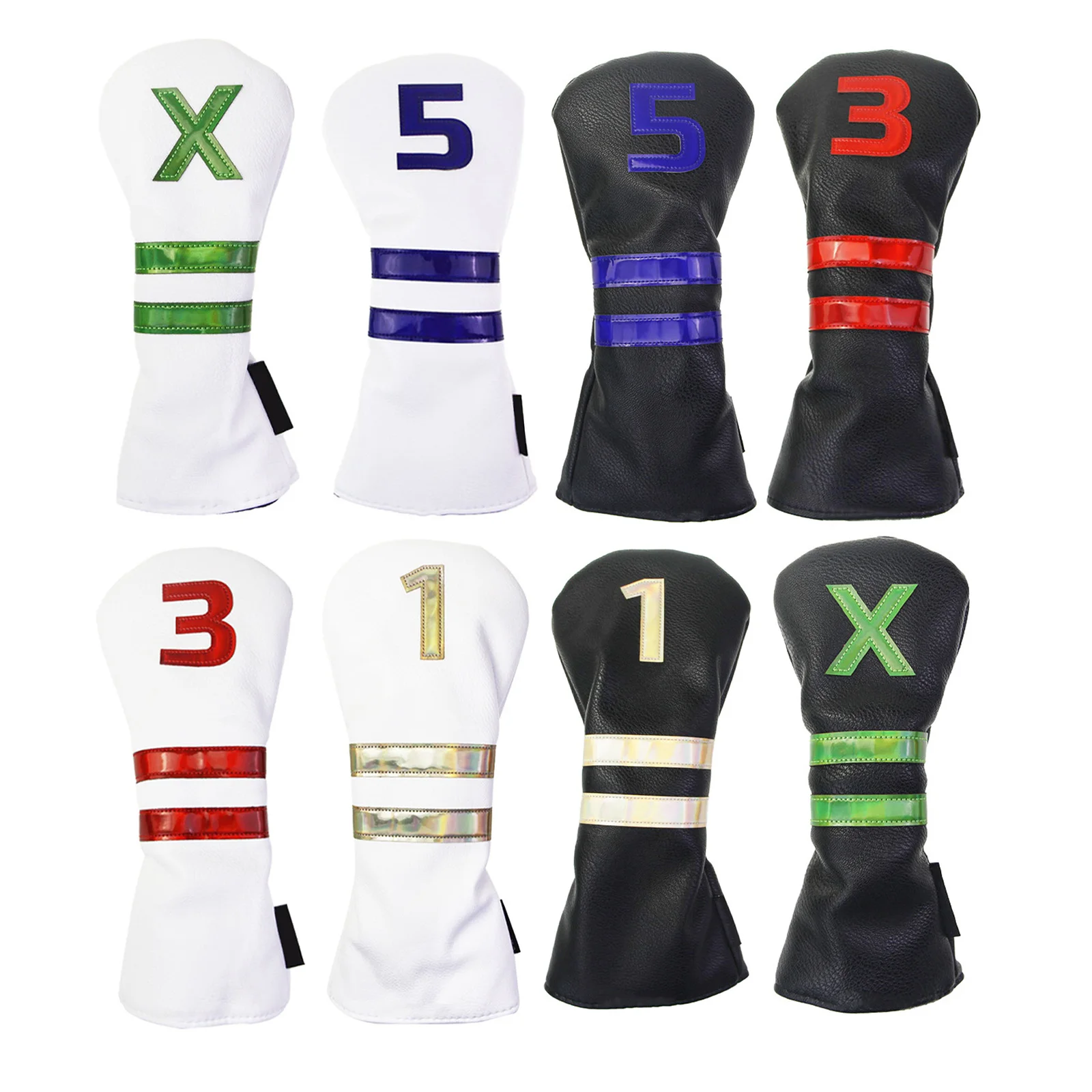 1Pc/3Pcs/4Pcs Golf Club Headcovers PU Leather Water Resistant Number Print Fleece Lining
1Pc/3Pcs/4Pcs Golf Club Headcovers PU Leather Water Resistant Number Print Fleece Lining