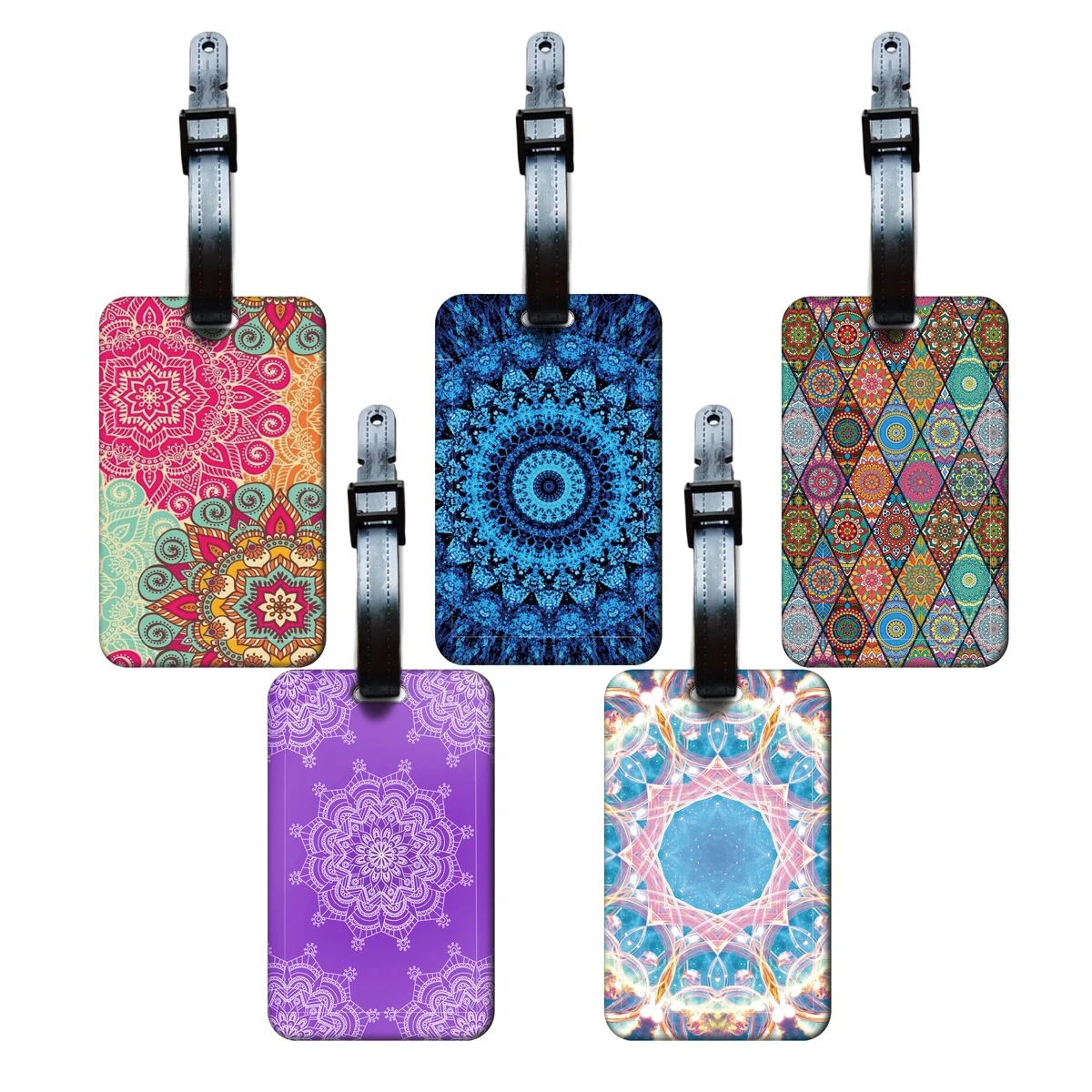 Mandalas Colorful Vintage Luggage Tags Suitcase ID Address Name Holder Baggage Tag Travel Boarding Portable Suitcase Accessories
Mandalas Colorful Vintage Luggage Tags Suitcase ID Address Name Holder Baggage Tag Travel Boarding Portable Suitcase Accessories