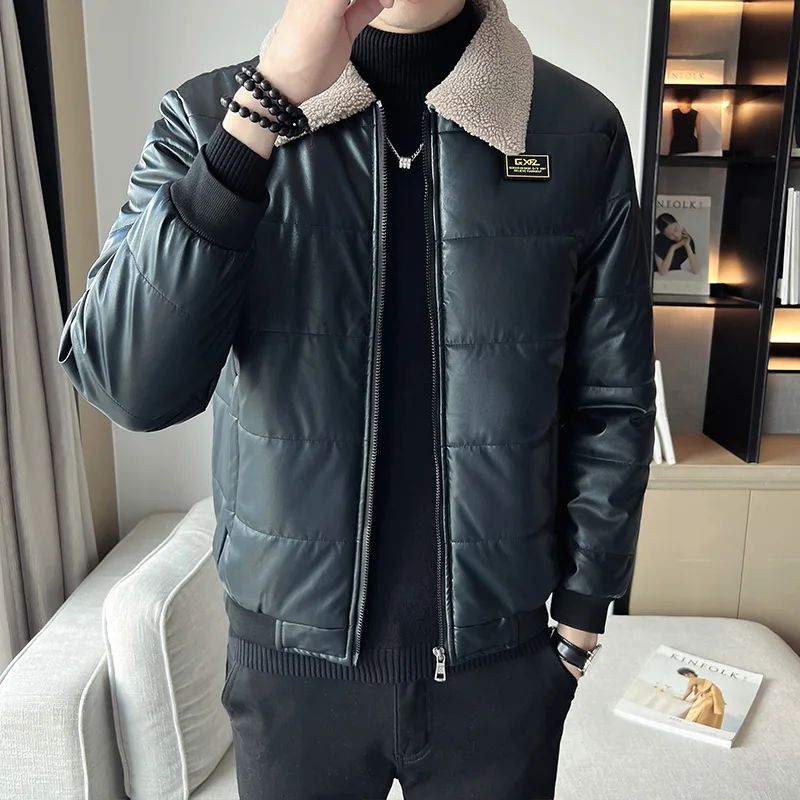 Warm Fur Collar Cotton-Padded Jackets 2025 Autumn Winter Casual Thicken Coats High Street Wear Windproof Zipper Parkas Clothing
Warm Fur Collar Cotton-Padded Jackets 2025 Autumn Winter Casual Thicken Coats High Street Wear Windproof Zipper Parkas Clothing