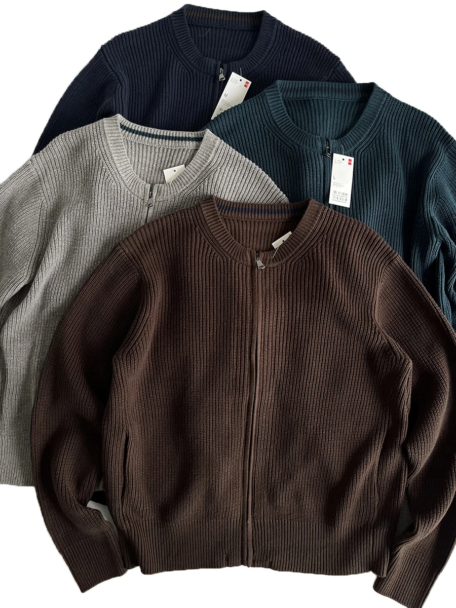 Comfortable Knitted Open Cardigan Pure Color round Ne Loose Fit Casual Sle Autumn Outerwear for Men Breathable Soft Cotto...
Comfortable Knitted Open Cardigan Pure Color round Ne Loose Fit Casual Sle Autumn Outerwear for Men Breathable Soft Cotto...