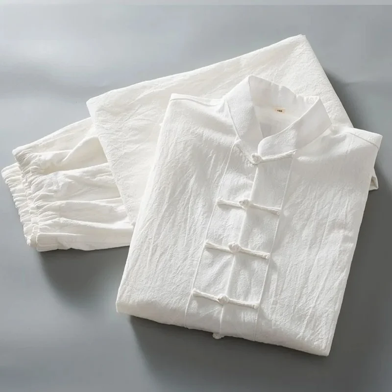 Мужской традиционный китайский костюм Тан, хлопково-льняной наряд с длинными рукавами, повседневная униформа кунг-фу, тай-чи, куртка и брюки с крыльями Чун
Мужской традиционный китайский костюм Тан, хлопково-льняной наряд с длинными рукавами, повседневная униформа кунг-фу, тай-чи, куртка и брюки с крыльями Чун